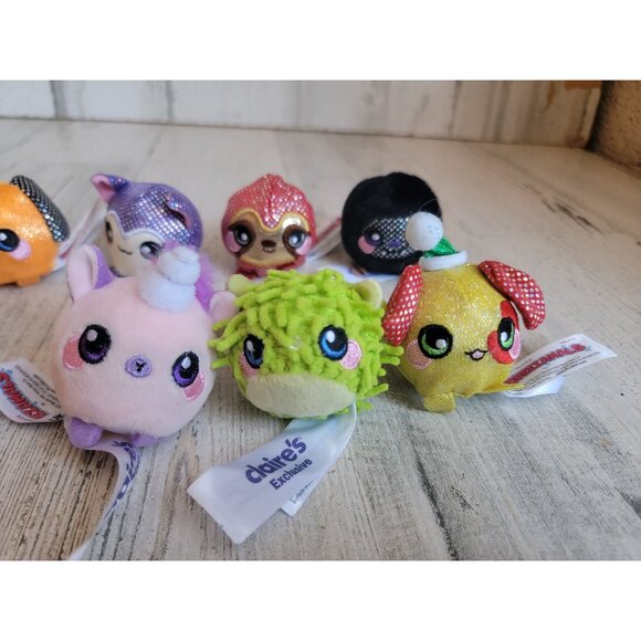 Squeezeamals elephant sloth dog unicorn Mini plush set toy - Picture 3 of 5